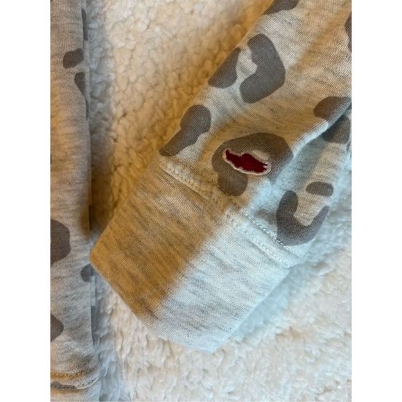 League Brand Coastal Carolina University Leopard Lightweight Pullover, Sz S - Picture 5 of 6